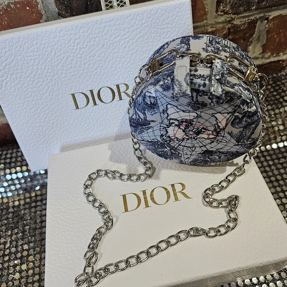 Dior Around The World Round Zippered Pouch - Picture 2 of 5